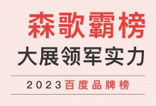 大展領軍實力！森歌榮登太平洋家居品牌榜